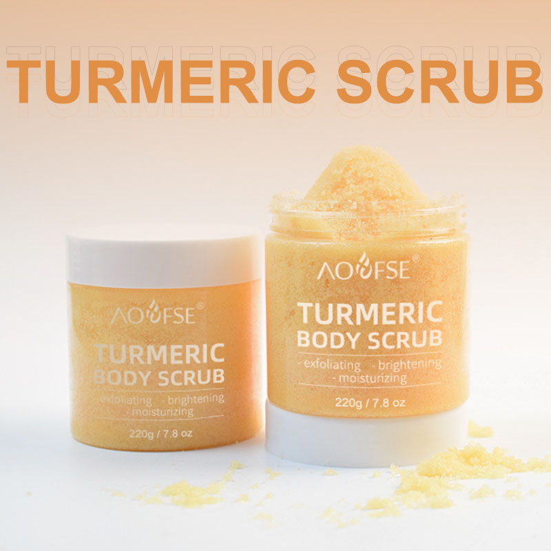 turmeric exfoliating body scrub