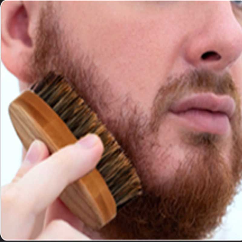 custom beard brush